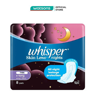 Băng Vệ Sinh Whisper Ban Đêm Siêu Mỏng 31cm 8Miếng