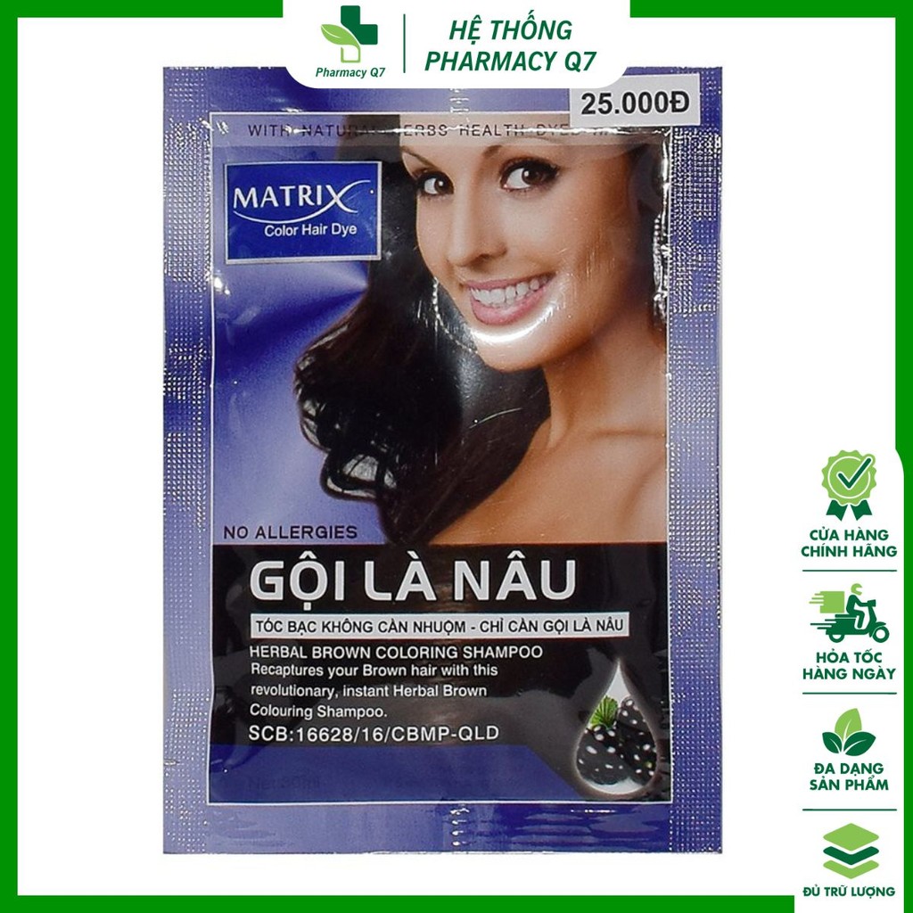 [1 GÓI] Dầu gội MATRIX - Gội Là Nâu (Gói 30ml)