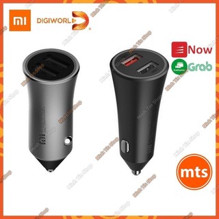 Sạc oto nhanh 2 cổng usb 37w xiaomi gds4147gl- tẩu sạc xe hơi nhanh 18w xiaomi 2 usb gds4104gl - minh tín shop
