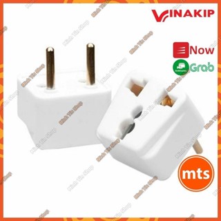 Rắc chuyển đổi 3 chấu sang 2 Vinakip DN03 Phích cắm điện đa năng chuyển đổi 3 chân thành 2 chân - Minh Tín Shop