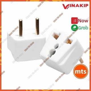 Combo 50 Rắc chuyển đổi 3 chấu sang 2 Phích cắm điện đa năng chuyển đổi 3 chân thành 2 chân