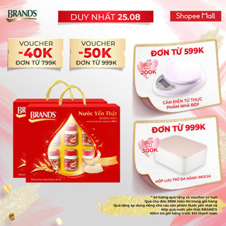 Combo 2 hộp quà yến brand's đường phèn
