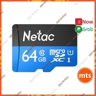 Thẻ nhớ micro sd netac chuẩn class10 uhs-i u1 64gb cao cấp tốc độ cao chính hãng - minh tín shop