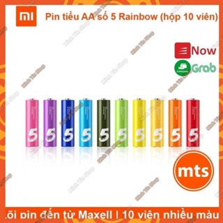 Pin tiểu AA số 5 Xiaomi Rainbow (hộp 10 viên) Chính Hãng - Minh Tín Shop