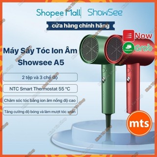 Máy Sấy Tóc Ion Âm Showsee A5 1800W ion âm bảo vệ tóc chống khô vầ xơ rối chính hãng - Minh Tín Shop