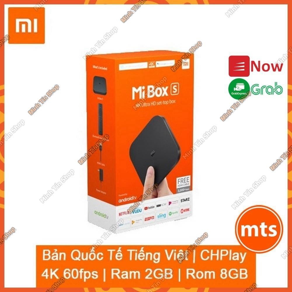 [QT -BH 12TH] Đầu Android TV MIBOX S 4K Gen 2 QUỐC TẾ | BH 12 tháng Hàng Nhập Khẩu chính hãng - Minh