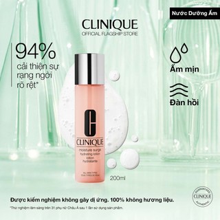 Nước cân bằng cấp nước và dưỡng ẩm chuyên sâu Clinique Moisture Surge™ Hydro-Infused Lotion 200ml