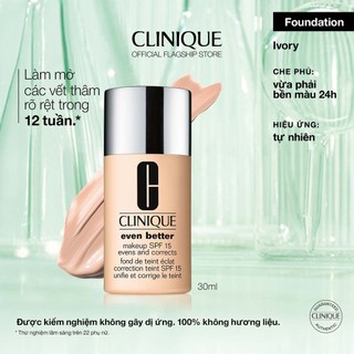 Kem nền sáng da có khả năng chống nắng Clinique Even Better Makeup SPF 15 30ml