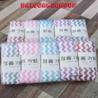 Khăn mặt lông cừu xuất hàn kẻ sọc kt 30x50cm