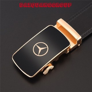 [Dây Lưng] Thắt Lưng Da Nam Khóa Tự Động Cao Cấp. Dây Nịt Nam Da Bò 100% Chính Hãng MERCEDES Mạ Vàng Bạc Nam Tính GC1955
