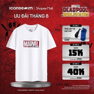 Áo thun icondenim siblings deadpool & wolverine marvel collection atid0455
