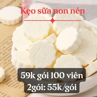 Kẹo sữa non nén với hàm lượng Canxi 40%