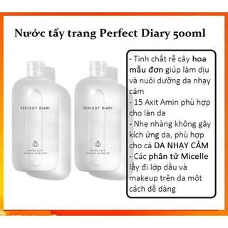 500ml Nước tẩy trang Perfect Diary