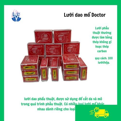 LƯỠI DAO MỔ PHẪU THUẬT ẤN (DOCTOR+-) SỐ 11/15