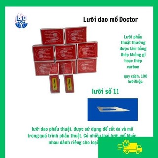 LƯỠI DAO MỔ PHẪU THUẬT ẤN (DOCTOR+-) SỐ 11/15