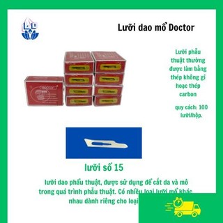 LƯỠI DAO MỔ PHẪU THUẬT ẤN (DOCTOR+-) SỐ 11/15