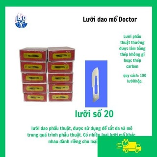 LƯỠI DAO MỔ PHẪU THUẬT ẤN (DOCTOR+-) SỐ 11/15