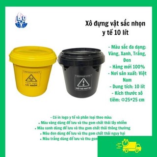 Xô đựng rác thải y tế 10L