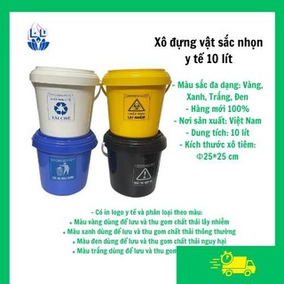 Xô đựng rác thải y tế 10L