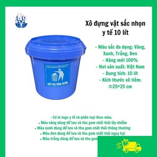 Xô đựng rác thải y tế 10L
