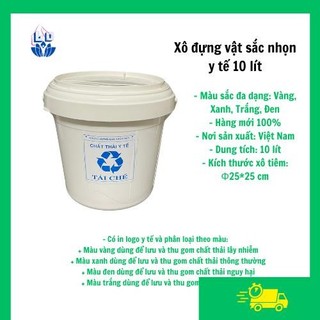 Xô đựng rác thải y tế 10L