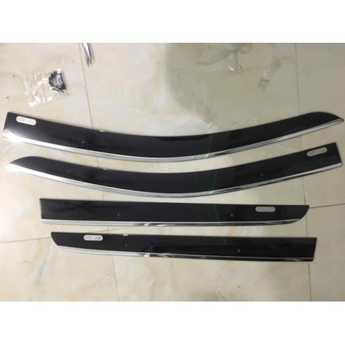 Vè che mưa MAZDA BT50 2018-2021 - chỉ inox cao cấp