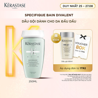 Dầu gội giảm tiết bã nhờn dành cho da đầu dư dầu Kérastase Bain Divalent 250ml