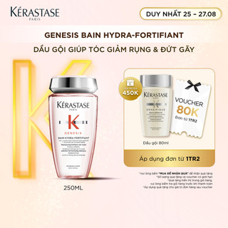 Dầu gội ngăn ngừa tóc (thường/khô) gãy rụng Kerastase Genesis Bain Hydra-Fortifiant 250ml