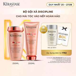 Bộ gội xả cho tóc suôn mượt Kérastase Discipline (250 & 200ml)