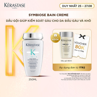 Dầu gội giúp Kiểm soát gàu dành cho da đầu gàu và khô Kérastase Symbiose Bain Creme 250ml
