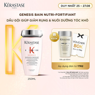 Dầu gội ngăn ngừa dành cho tóc khô gãy rụng Kerastase Genesis Bain Hydra-Fortifiant 250ml
