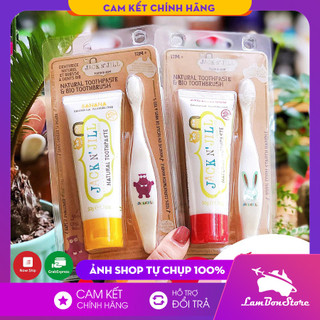 Set Bàn chải và Kem đánh răng hữu cơ Jack N' Jill cho Bé từ 6 tháng tuổi - Xuất xứ Úc