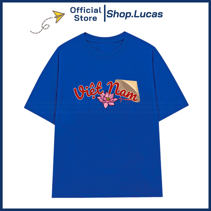 Áo Thun In Chữ Hoạ Tiết VIỆT NAM SEN LÁ Du Lịch Đi Biển Áo Nhóm Lớp UT
