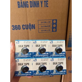 BĂNG DÍNH Y TẾ LỤA AN PHÚ - 1 CUỘN/HỘP