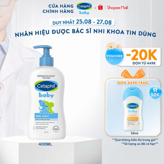 Sữa dưỡng ẩm dịu lành cho bé CETAPHIL BABY DAILY LOTION DAILY 400ML