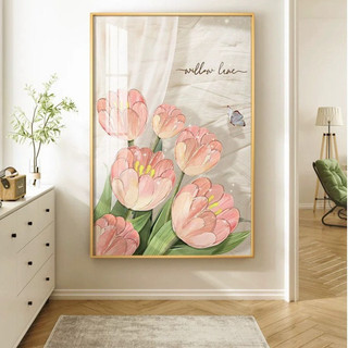 Tranh Hoa Lá Treo Tường Phòng Khách/ Phòng Ngủ/ Decor Quán Nước/ Spa/ Cafe/ Trang Trí Khách Sạn/ Nhà Nghỉ