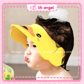 Nón Gội Đầu Cho Bé Hình Thú Dễ Thương, Mũ Tắm Xốp Chắn Nước