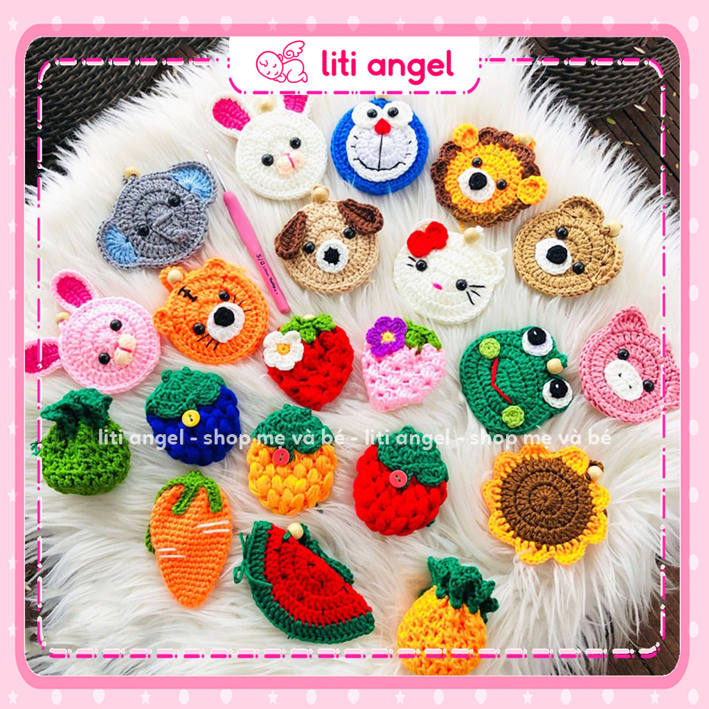 Túi Len Đựng Tỏi Cho Bé, Nhiều Mẫu Xinh Xắn Đáng Yêu