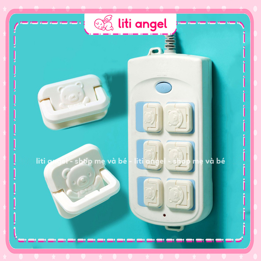 Bịt ổ Điện An Toàn Cho Bé Loại Tốt, Nút Bịt Ổ Điện Chống Giật