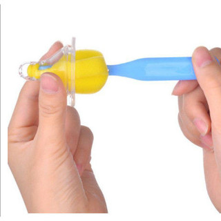 Cọ Núm Ti Bình Sữa Cho Bé, Cọ Mút Xốp Mềm Mại