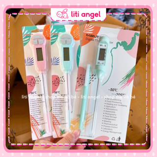 Nhiệt kế Misuta đo nước pha sữa, nấu ăn, đo nhiệt độ nước tắm cho bé