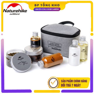 Bộ Hũ Đựng Gia Vị Dã Ngoại NatureHike NH17T011-P/ NH19T002-P, Thiết Kế Gọn Nhẹ, Kín Chống Tràn Ngược