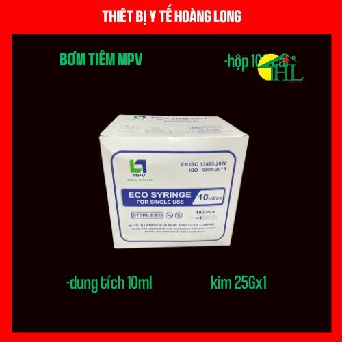 [chính hãng]100 ống Bơm tiêm MPV 10ml
