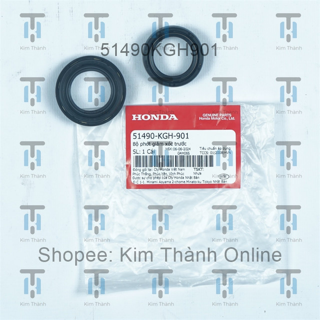 [Giá 1 bên] Phốt phuộc + chụp bụi Wave Blade 2014 Honda VN _ 51490KGH901