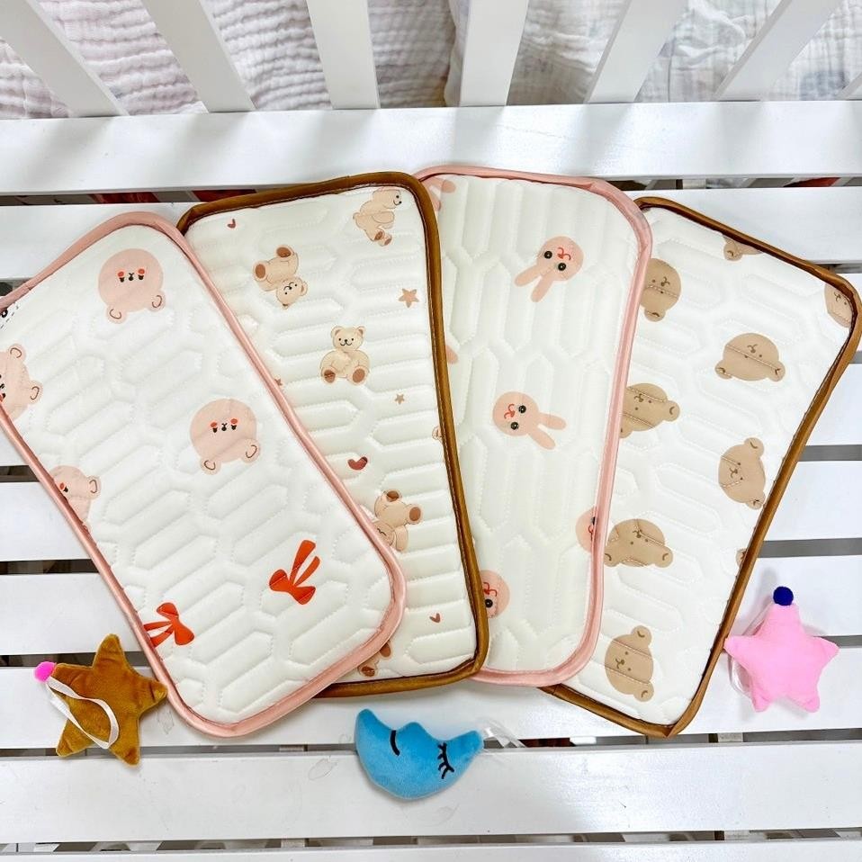 Gối Điều Hòa Tencel Cao Cấp Thoáng Mát Và Êm Ái, Thấm Hút Mồ Hôi Tốt Cho Bé Từ Sơ Sinh KT 20x38cm