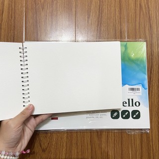 [Hỏa Tốc HCM] Sổ Vẽ Màu Nước HAPPY (250gsm hoặc 300gsm)
