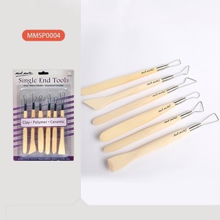 [Hỏa Tốc HCM] Bộ Dụng Cụ 6 Món Làm Đất Sét Mont Marte - Single End Tools 6pc - MMSP0004