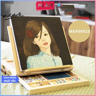 [Hỏa Tốc HCM] Giá Vẽ Kiêm Hộp Đựng Họa Cụ Mont Marte Để Bàn - Table Easel with Drawer Signature - MEA0023
