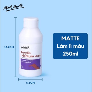 [Hỏa Tốc HCM] Dung Môi Pha Màu Acrylic Mont Marte