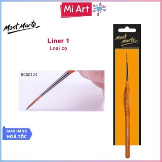   Hỏa Tốc HCM  Cọ Đi Nét Artist Taklon Liner 1 Mont Marte - Artist Brush Taklon Liner 1 - MCG0124 
